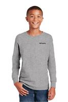 Gildan Youth Heavy Cotton 100% Cotton Long Sleeve T-Shirt.